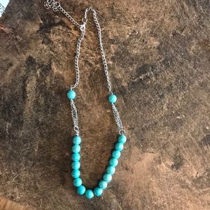 Turquoise necklace ( knockoff )